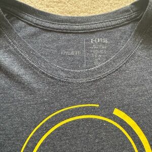 Hylete Gray T-Shirt with Yellow Design